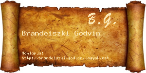 Brandeiszki Godvin névjegykártya